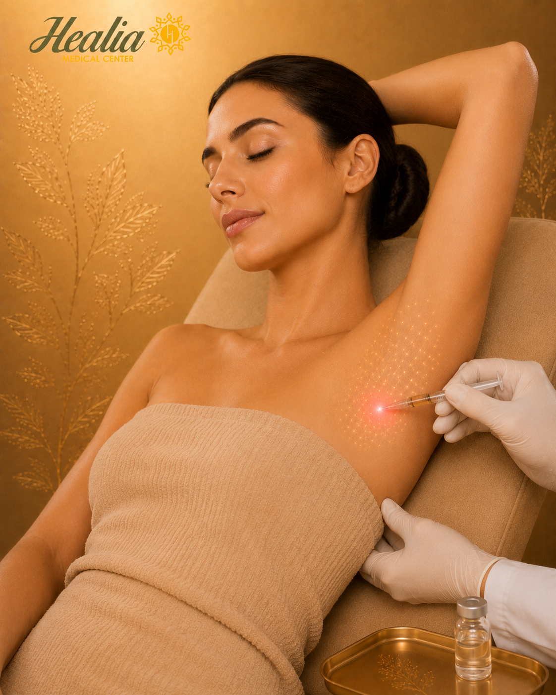 Underarms (Hyperhidrosis) at Healia, Dubai